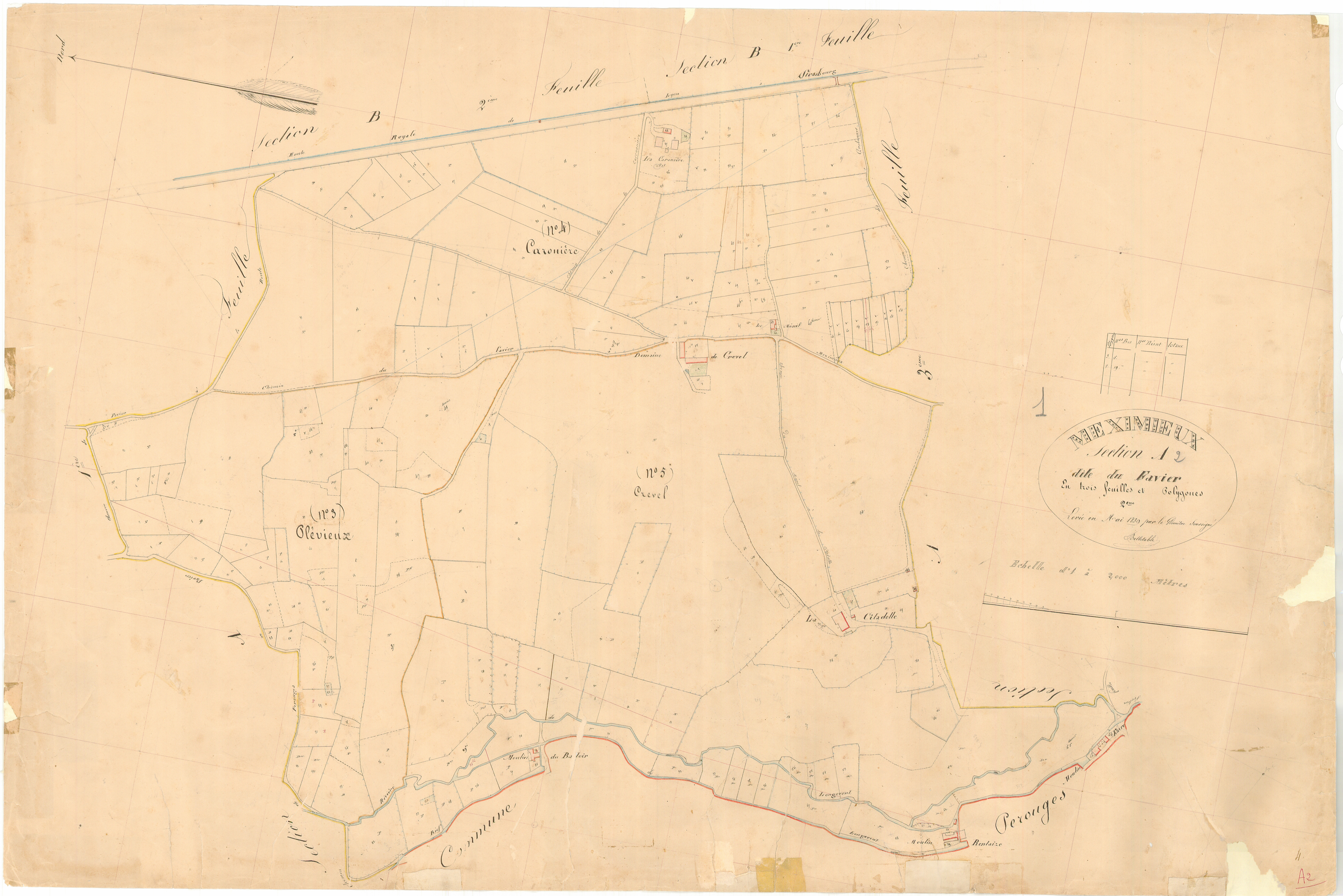 Meximieux - 3 P 7414 - 3 P 7414 - Feuille 2 (1839)