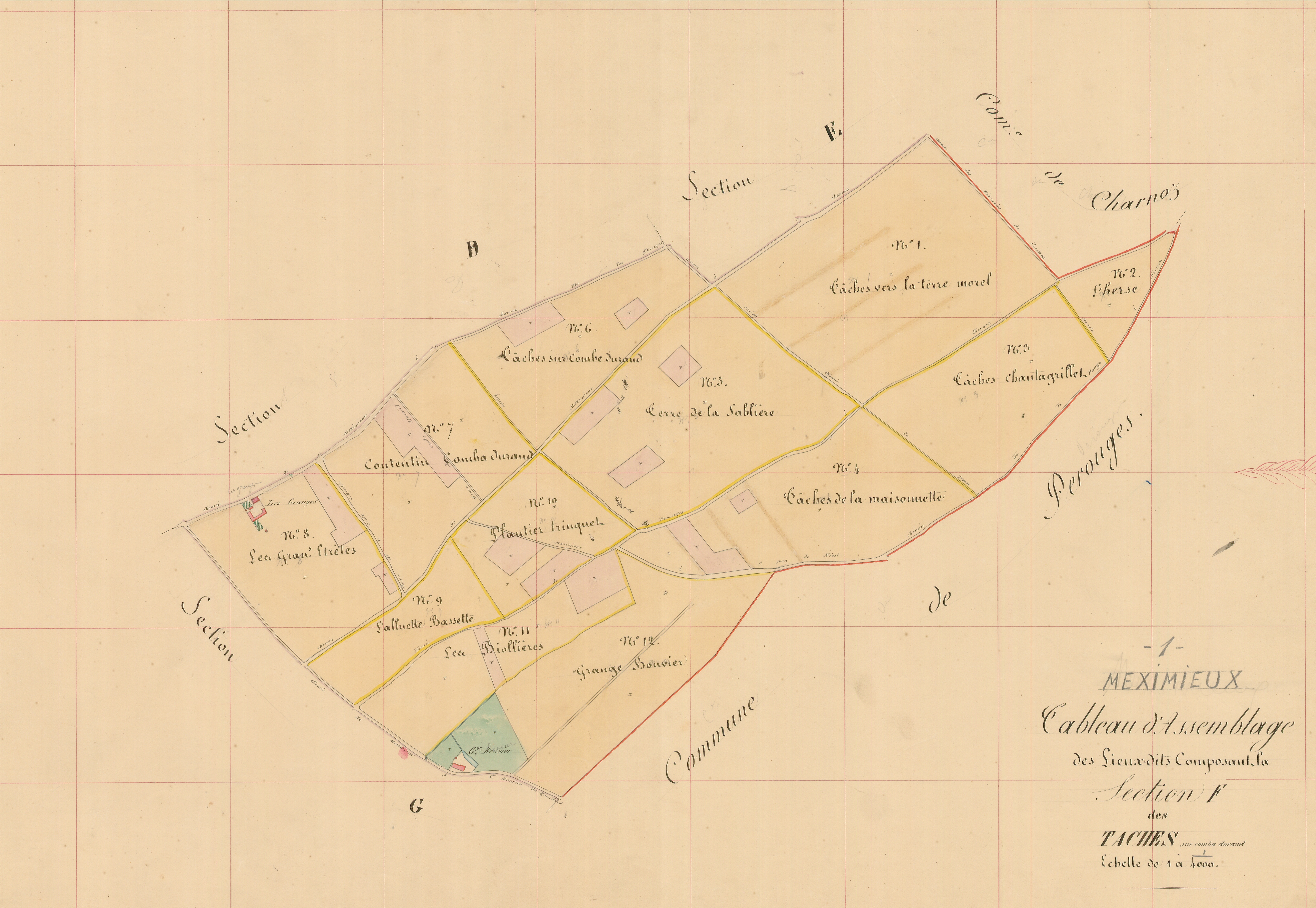 Meximieux - 3 P 7411 - 3 P 7411 - Section F (1839)