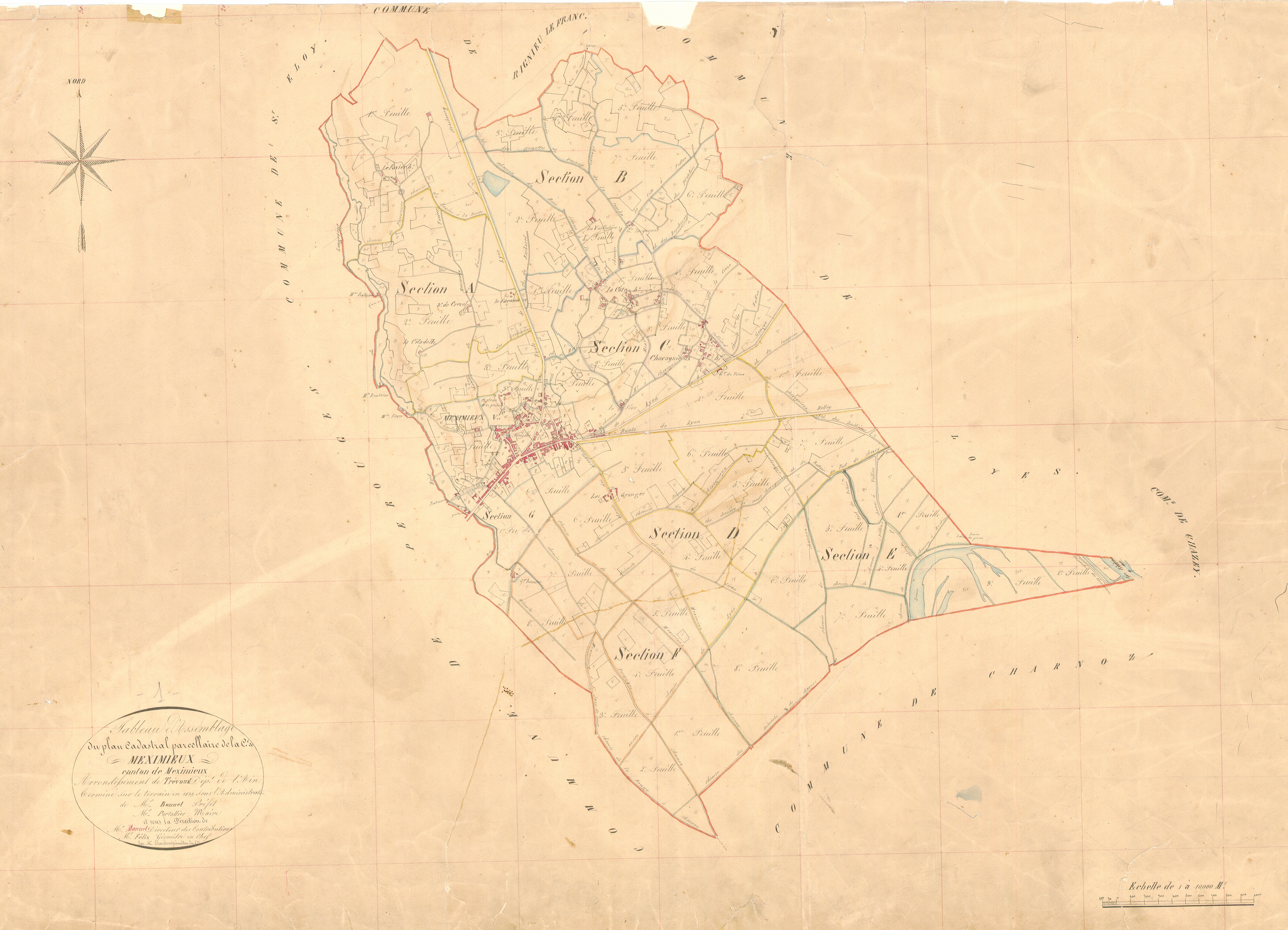Meximieux - 3 P 7405 - 3 P 7405 -  Tabeau général  (1839)