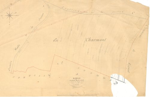 Bohas - 3 P 4612 - 3 P 4612 -  Feuille 5  (1826)
