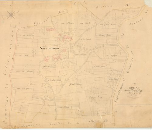 Bohas - 3 P 4601 - 3 P 4601 -  Feuille 2  (1826)