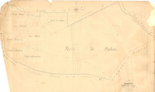 Bohas - 3 P 4611 - 3 P 4611 -  Feuille 4  (1826)
