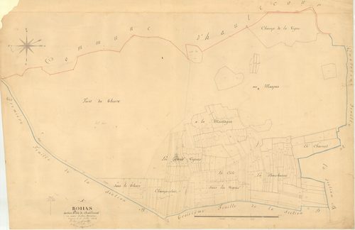 Bohas - 3 P 4605 - 3 P 4605 -  Feuille 2  (1826)