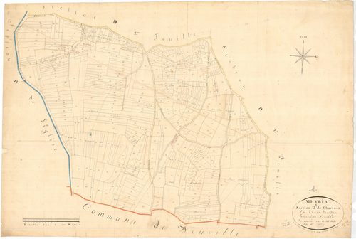 Meyriat - 3 P 7468 - 3 P 7468 -  Feuille 3  (1826)