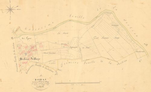 Bohas - 3 P 4603 - 3 P 4603 -  Feuille 4  (1826)