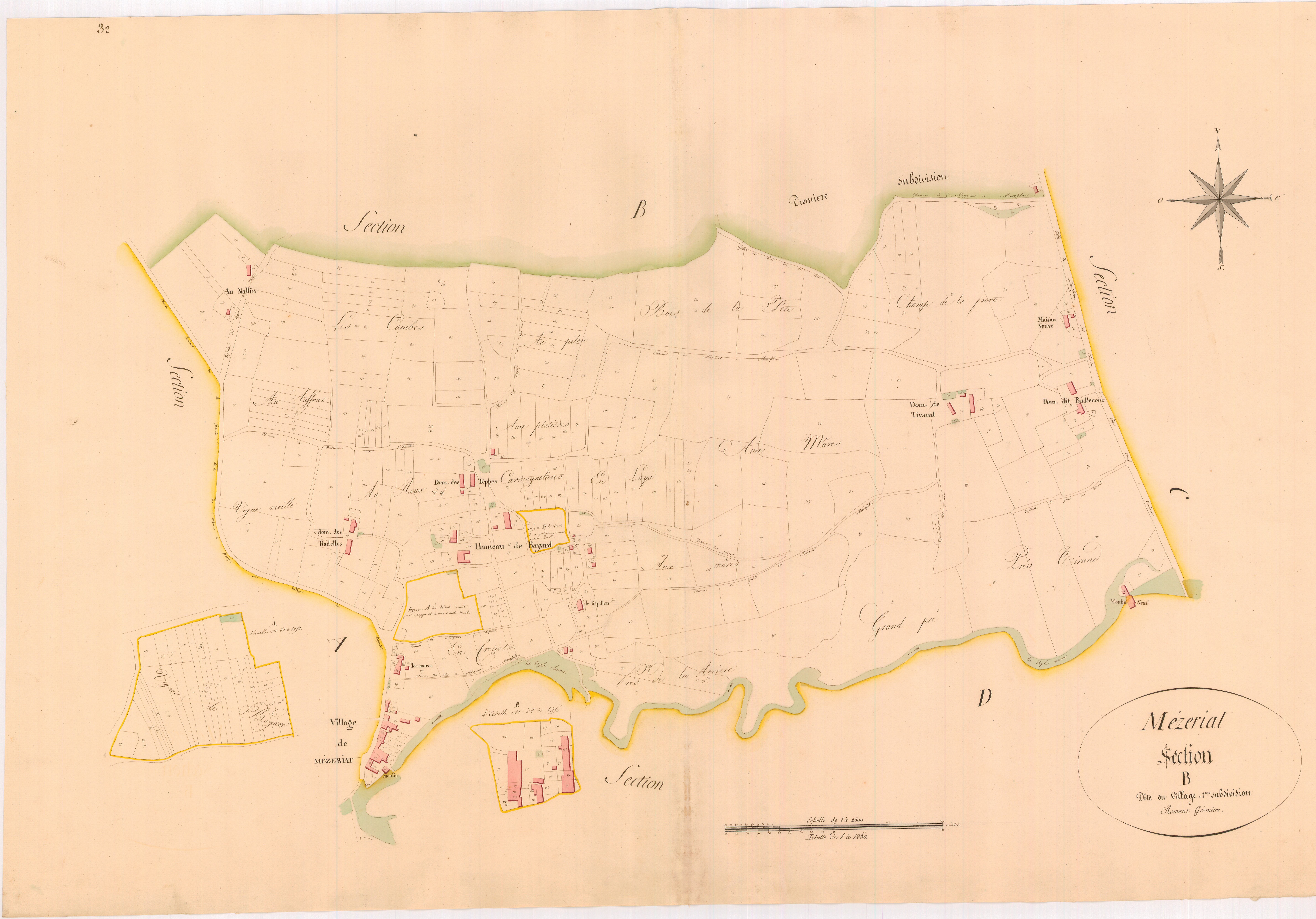 Mézériat - 3 P 10158-7 - 3 P 10158-7 -  Feuille 2  (1811)