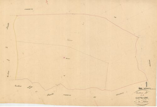Mijoux - 3 P 6250 - 3 P 6250 -  Feuille 1  (1845-1910)