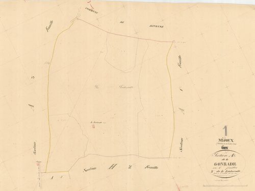 Mijoux - 3 P 6251 - 3 P 6251 -  Feuille 2  (1845-1910)