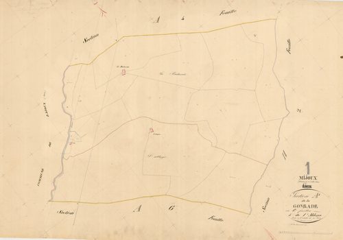 Mijoux - 3 P 6254 - 3 P 6254 -  Feuille 5  (1845-1910)