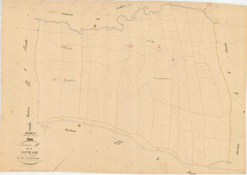 Mijoux - 3 P 6255 - 3 P 6255 -  Feuille 6  (1845-1910)