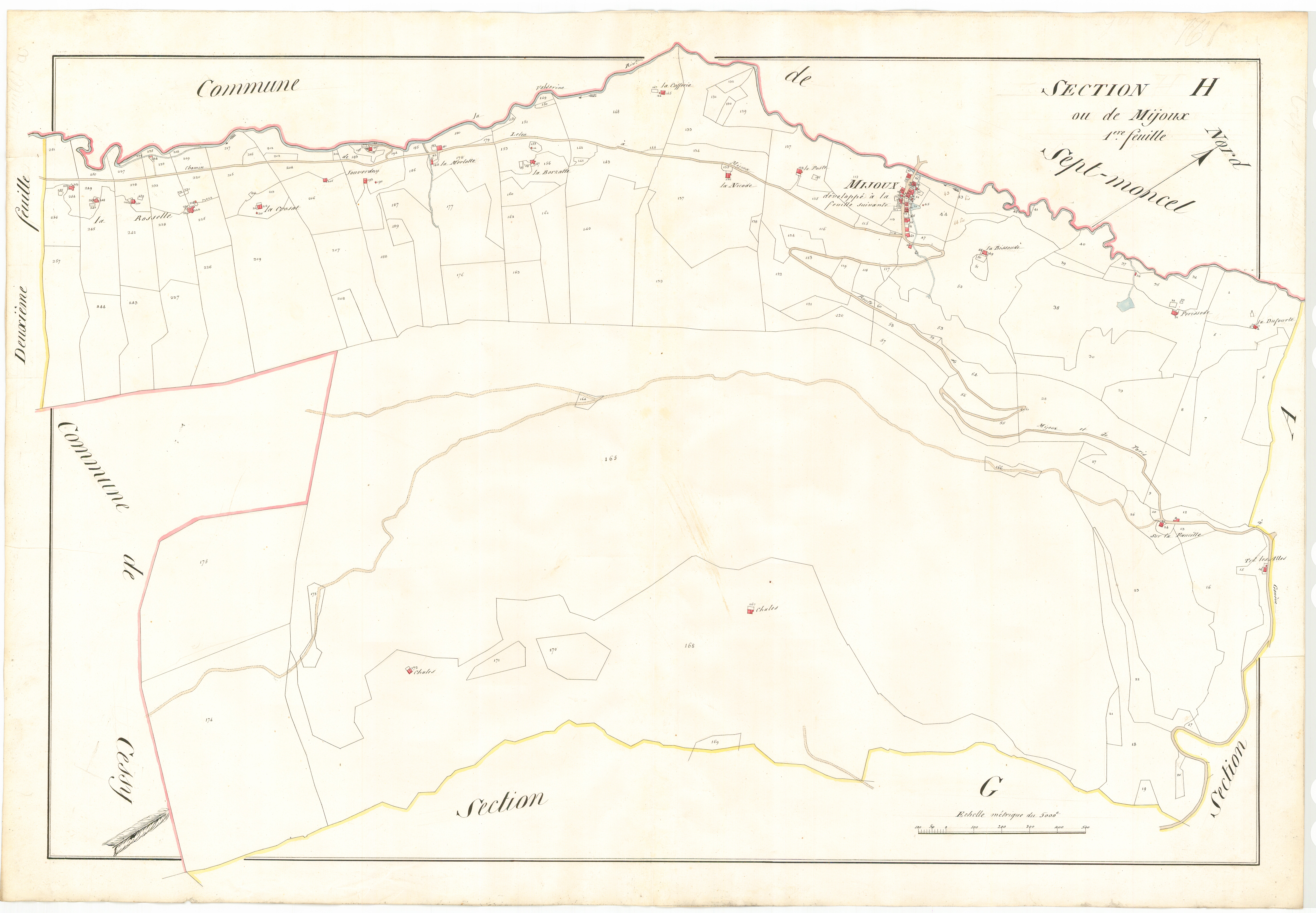 Mijoux - 3 P 10091-4 - 3 P 10091-4 -  Feuille 1  (1810)