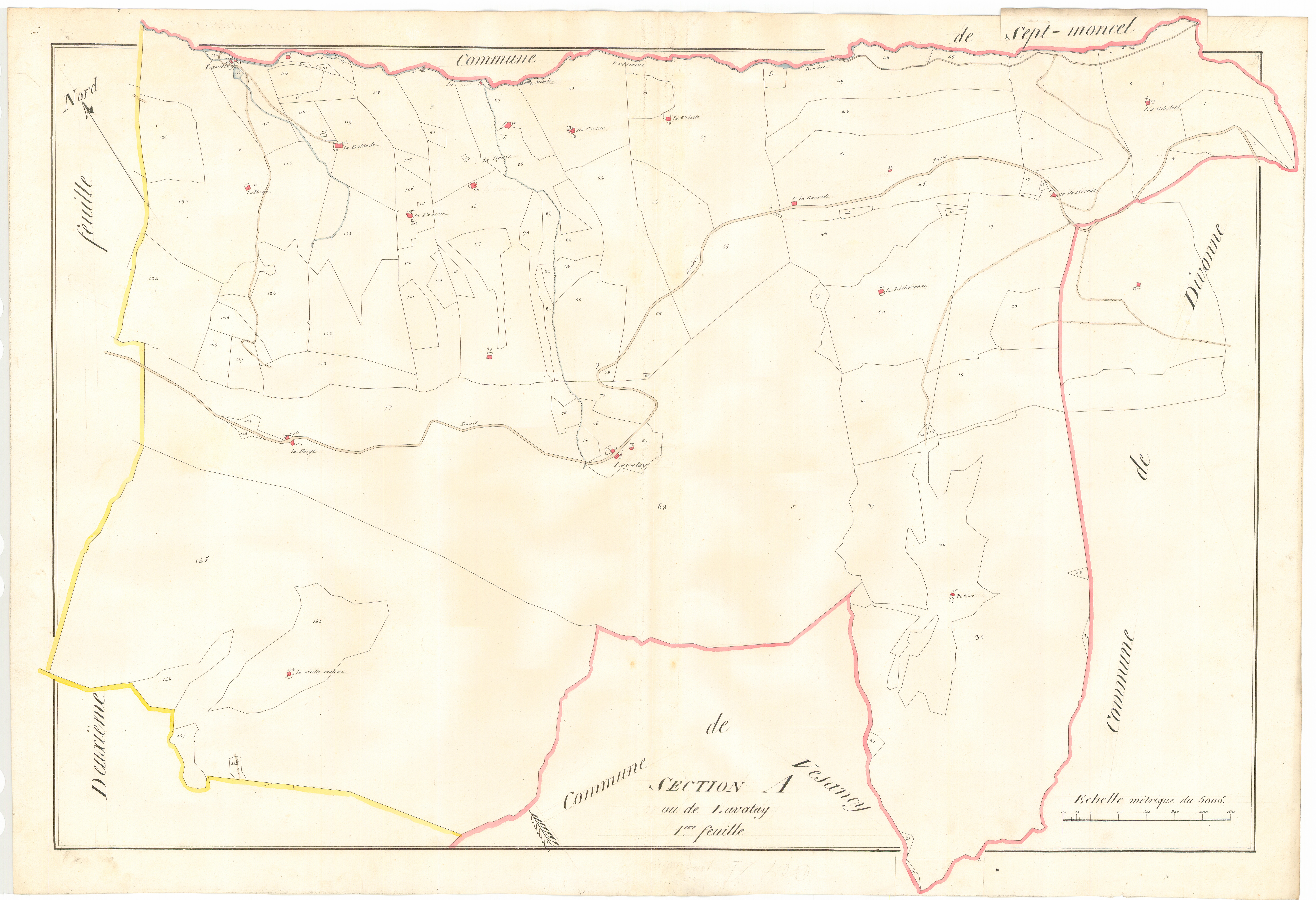 Mijoux - 3 P 10091-2 - 3 P 10091-2 -  Feuille 1  (1810)