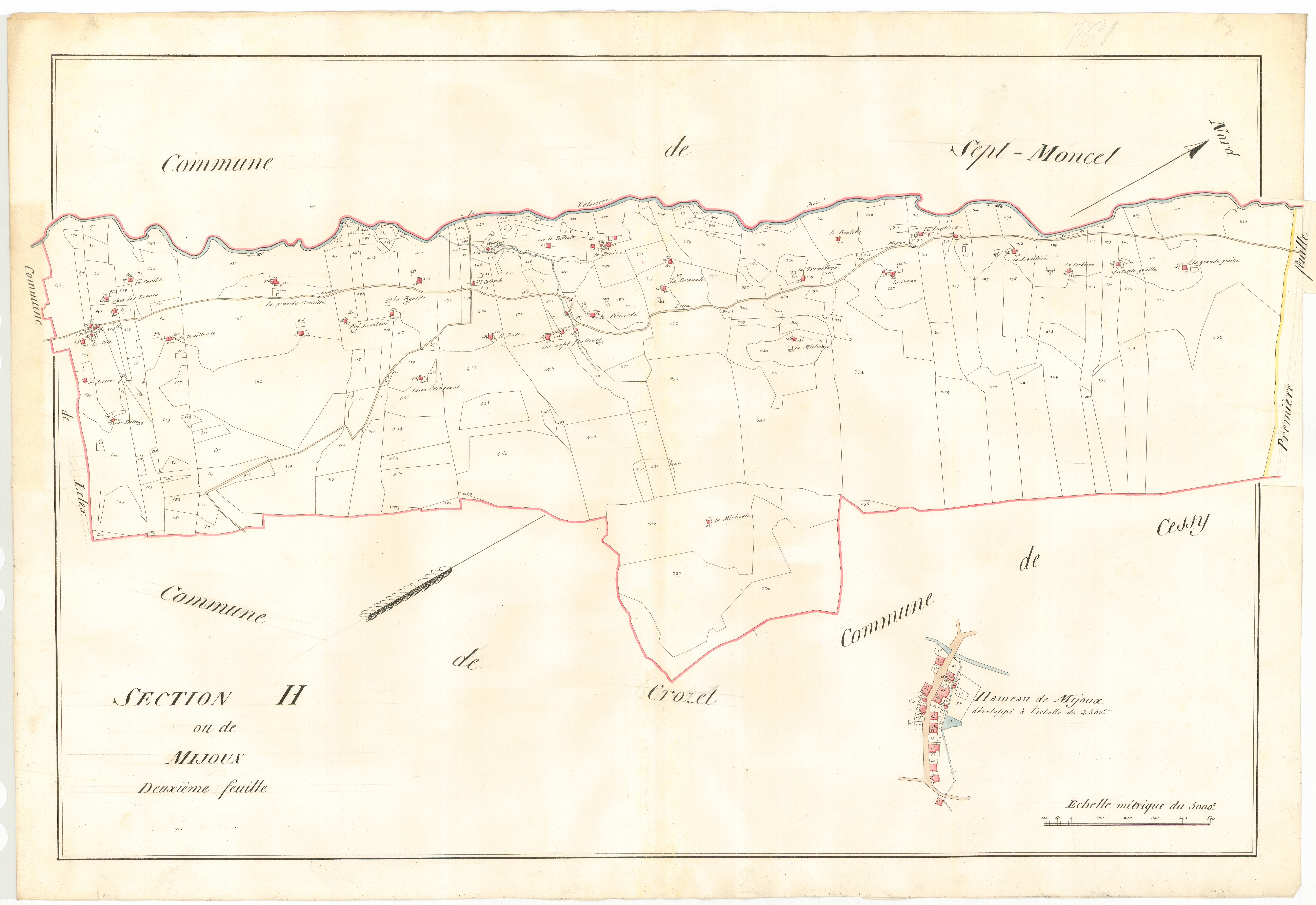 Mijoux - 3 P 10091-5 - 3 P 10091-5 -  Feuille 2  (1810)