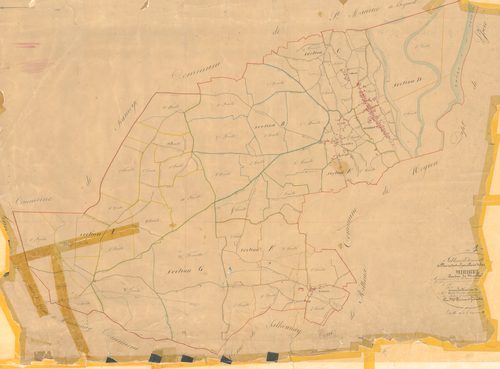 Miribel - 1777 W 288-1 - 1777 W 288-1 -  Tableau d'assemblage  (1834)
