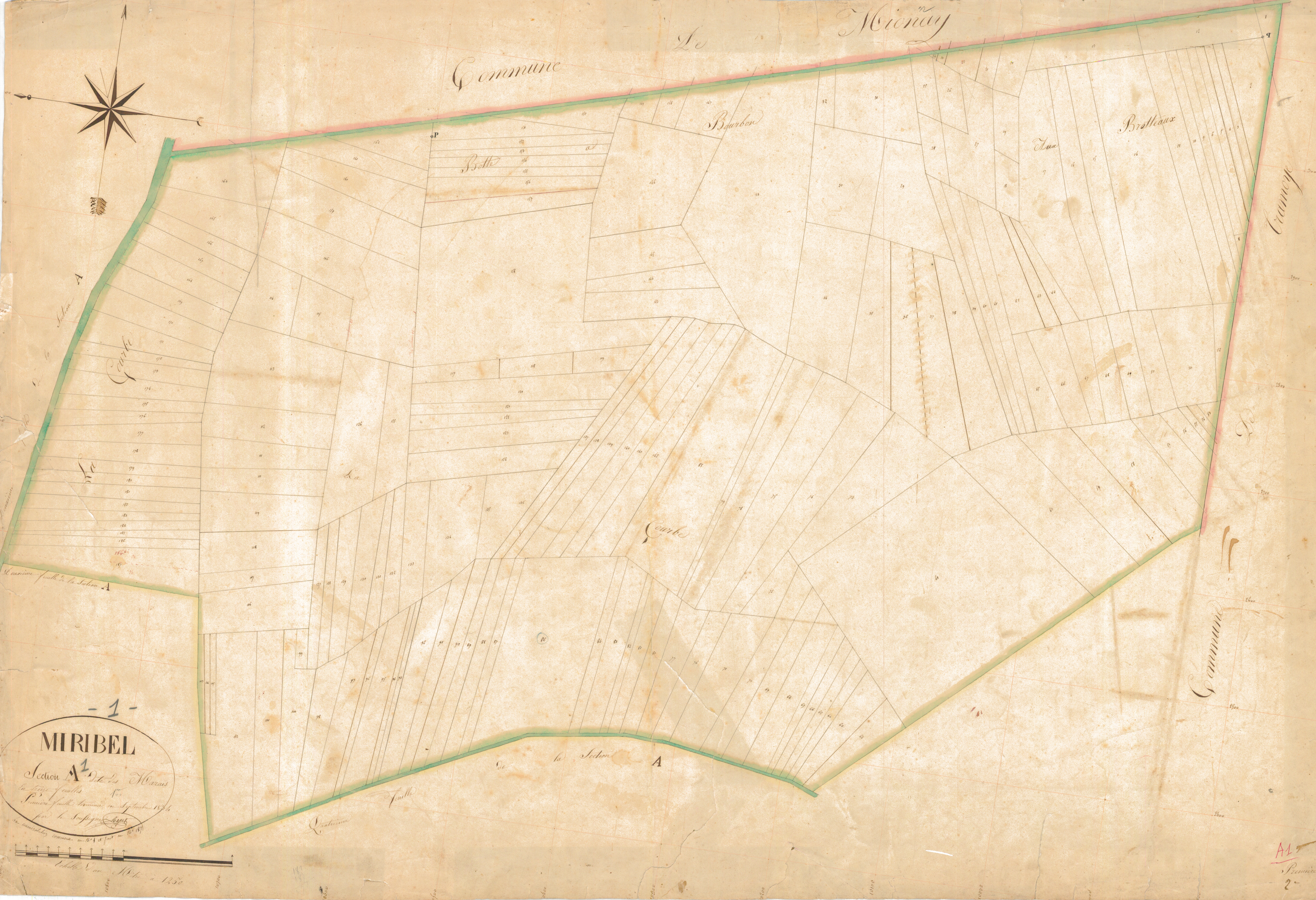 Miribel - 1777 W 288-2 - 1777 W 288-2 -  Feuille 1  (1834)