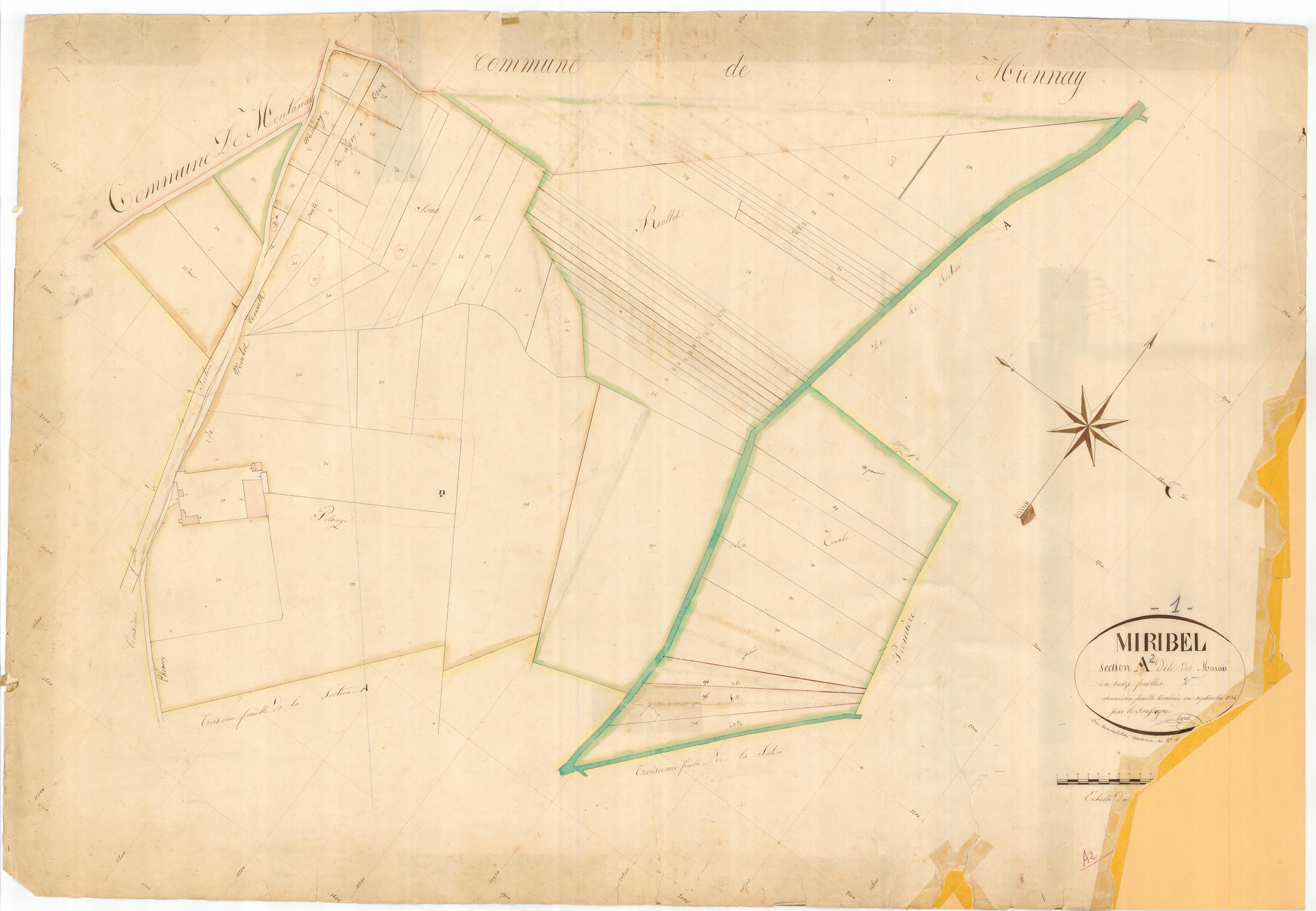 Miribel - 1777 W 288-3 - 1777 W 288-3 -  Feuille 2  (1834)