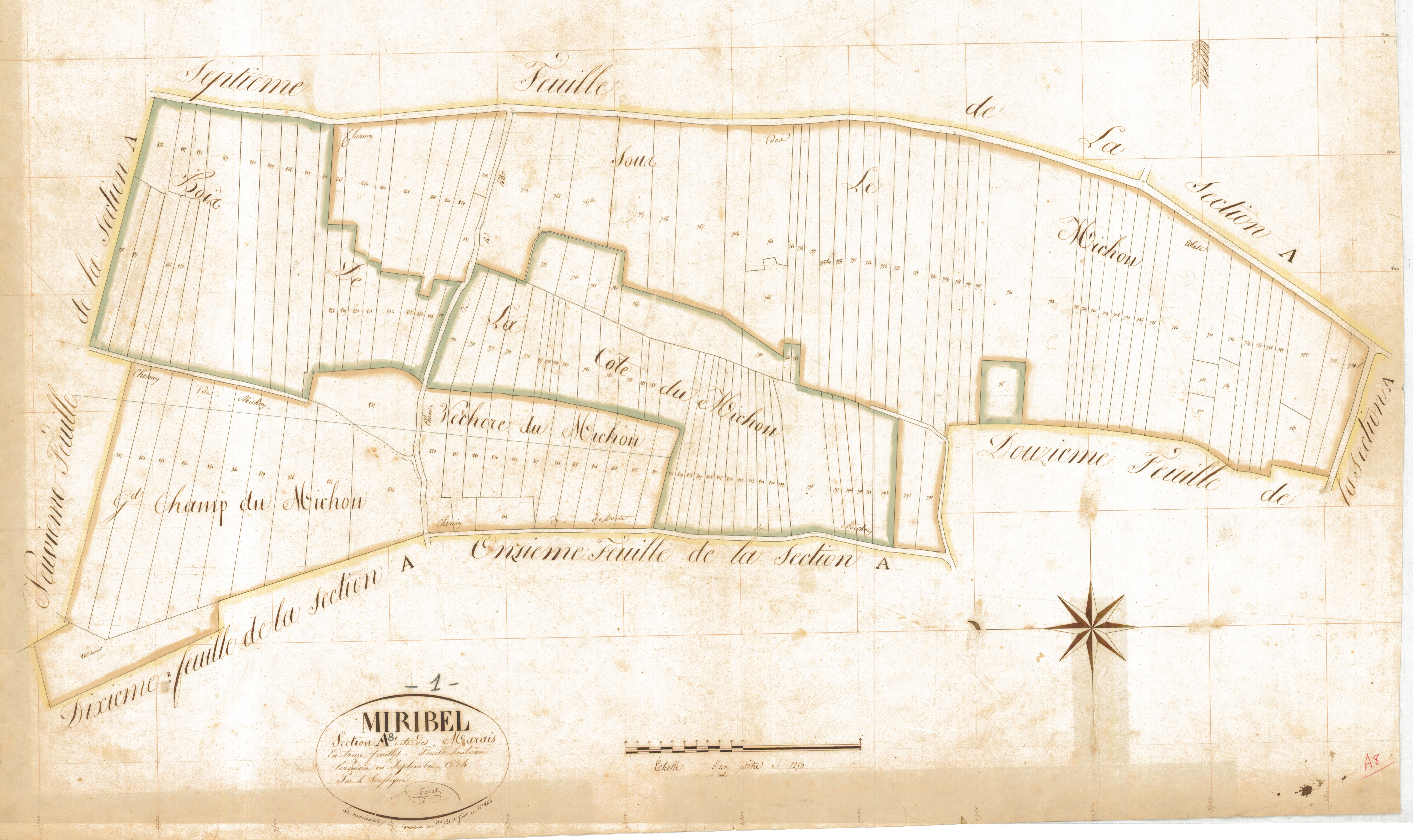 Miribel - 1777 W 288-9 - 1777 W 288-9 -  Feuille 8  (1834)