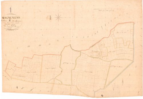Mogneneins - 3 P 7490 - 3 P 7490 -  Feuille 3  (1829)