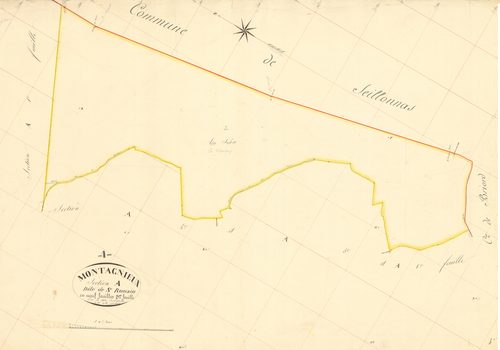 Montagnieu - 3 P 7504 - 3 P 7504 -  Feuille 3  (1840)