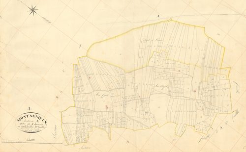Montagnieu - 3 P 7506 - 3 P 7506 -  Feuille 5  (1840)
