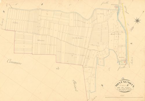 Montagnieu - 3 P 7516 - 3 P 7516 -  Feuille 6  (1840)