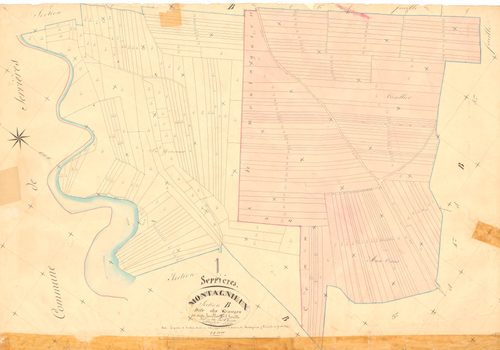 Montagnieu - 3 P 7512 - 3 P 7512 -  Feuille 2  (1840-1892)