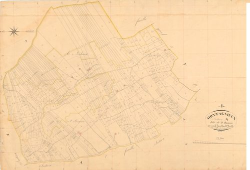 Montagnieu - 3 P 7505 - 3 P 7505 -  Feuille 4  (1840)
