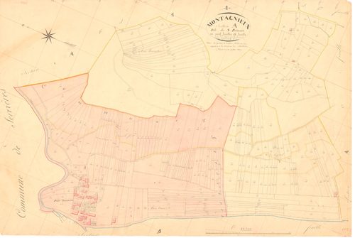 Montagnieu - 3 P 7510 - 3 P 7510 -  Feuille 9  (1840-1892)