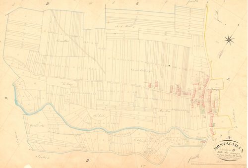 Montagnieu - 3 P 7515 - 3 P 7515 -  Feuille 5  (1840)