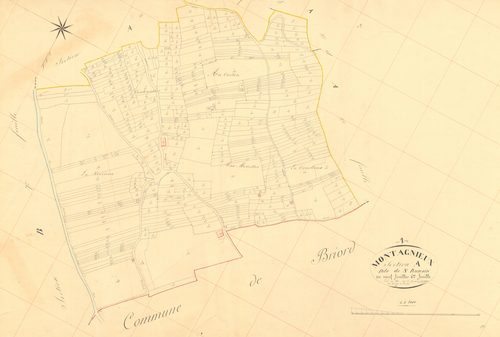 Montagnieu - 3 P 7507 - 3 P 7507 -  Feuille 6  (1840)
