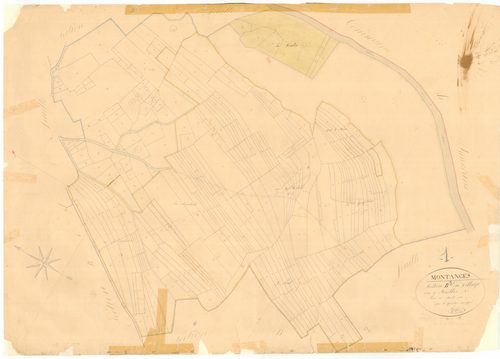 Montanges - 3 P 7526 - 3 P 7526 -  Feuille 3  (1833)