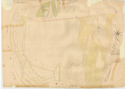 Montanges - 3 P 7530 - 3 P 7530 -  Feuille 7  (1833)