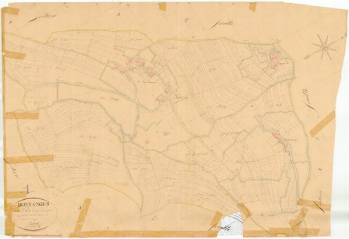 Montanges - 3 P 7521 - 3 P 7521 -  Feuille 3  (1833)