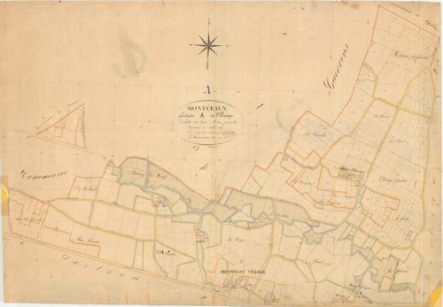 Montceaux - 3 P 7532 - 3 P 7532 -  Feuille 1  (1829)