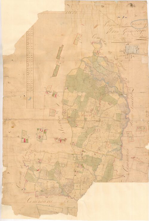 Montcet - 3 P 7540-2 - 3 P 7540-2 -  Feuille 1  (1811)
