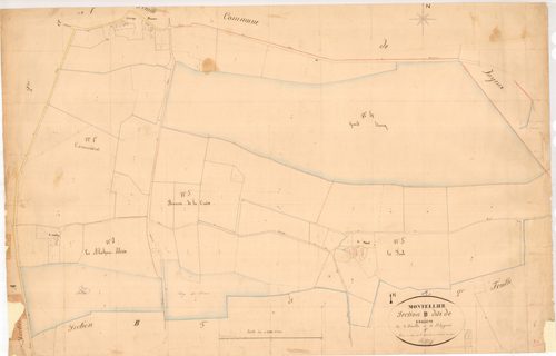 Le Montellier - 3 P 6869 - 3 P 6869 -  Feuille 1  (1839)