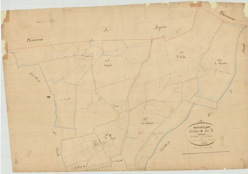 Le Montellier - 3 P 6870 - 3 P 6870 -  Feuille 2  (1839)