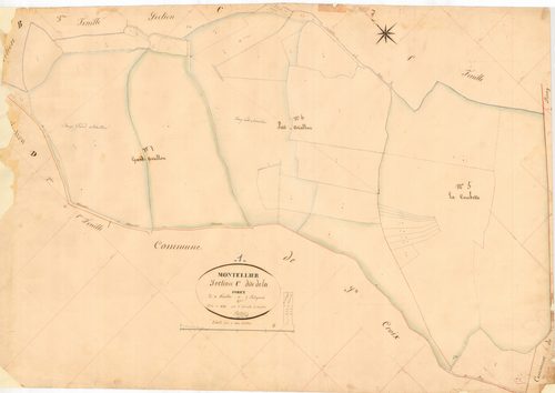 Le Montellier - 3 P 6873 - 3 P 6873 -  Feuille 2  (1839)