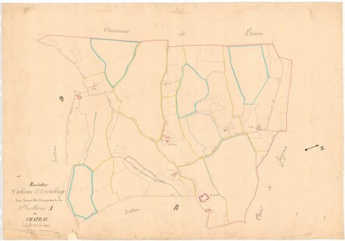 Le Montellier - 3 P 6863 - 3 P 6863 -  Section A  (1839)