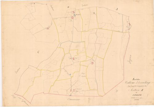 Le Montellier - 3 P 6864 - 3 P 6864 -  Section B  (1839)