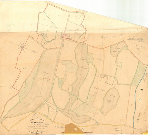 Montluel - 1777 W 303-5 - 1777 W 303-5 -  Feuille 1  (1831)