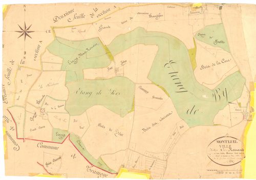 Montluel - 1777 W 303-4 - 1777 W 303-4 -  Feuille 3  (1831)