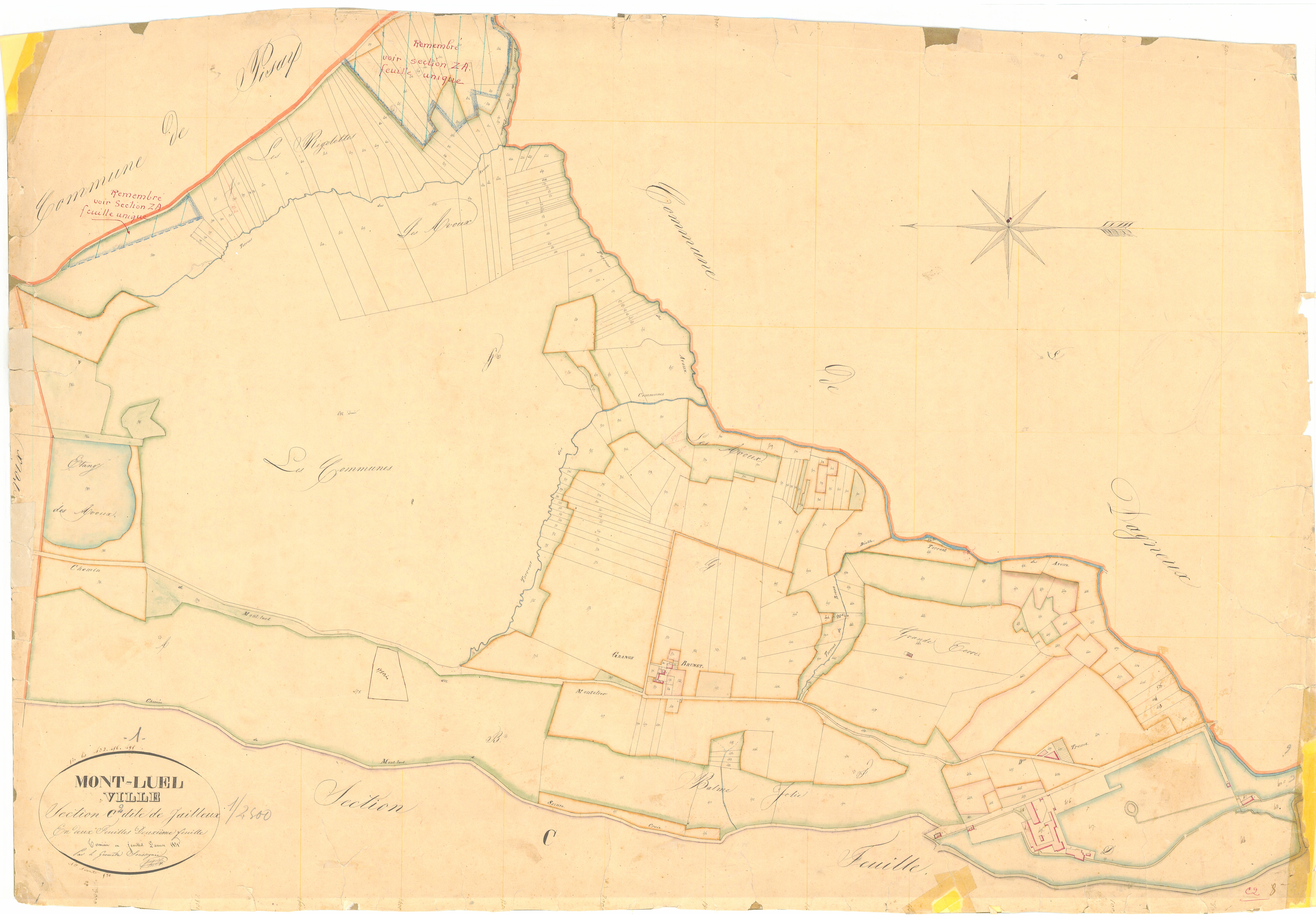 Montluel - 1777 W 303-8 - 1777 W 303-8 -  Feuille 2  (1831)