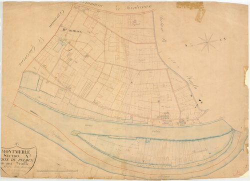 Montmerle-sur-Saône - 3 P 7559 - 3 P 7559 -  Feuille 1  (1829)
