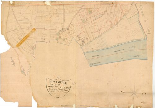 Montmerle-sur-Saône - 3 P 7561 - 3 P 7561 -  Feuille 2  (1829)