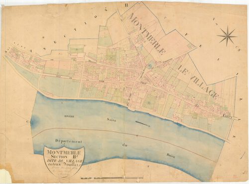 Montmerle-sur-Saône - 3 P 7560 - 3 P 7560 -  Feuille 1  (1829)