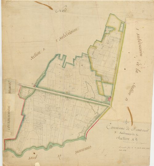 Montréal-la-Cluse - 3 P 7573 - 3 P 7573 -  Feuille 3  (1810)