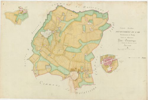 Montrevel-en-Bresse - 3 P 10118-1 - 3 P 10118-1 -  Feuille 1  (1810)