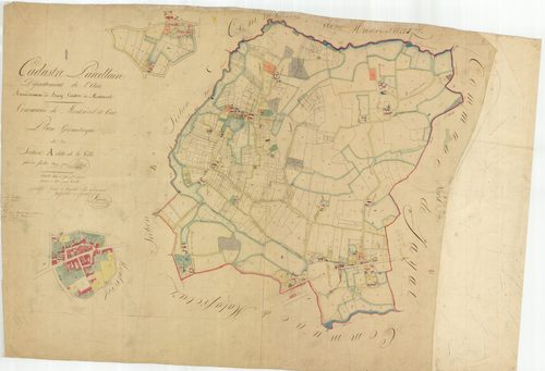 Montrevel-en-Bresse - 3 P 7576 - 3 P 7576 -  Feuille 1  (1810)