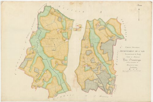 Montrevel-en-Bresse - 3 P 10118-2 - 3 P 10118-2 -  Feuille 1  (1810)